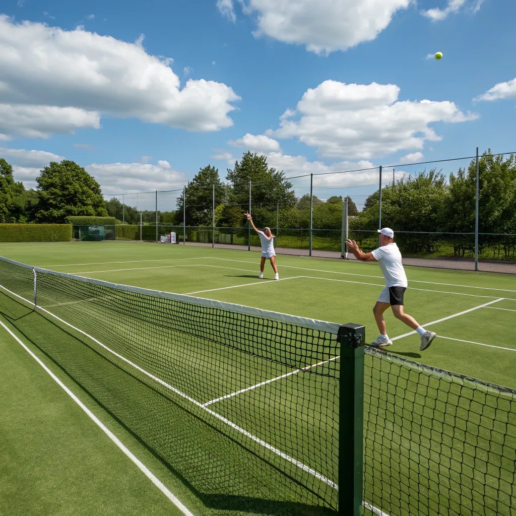 Tennis Court View